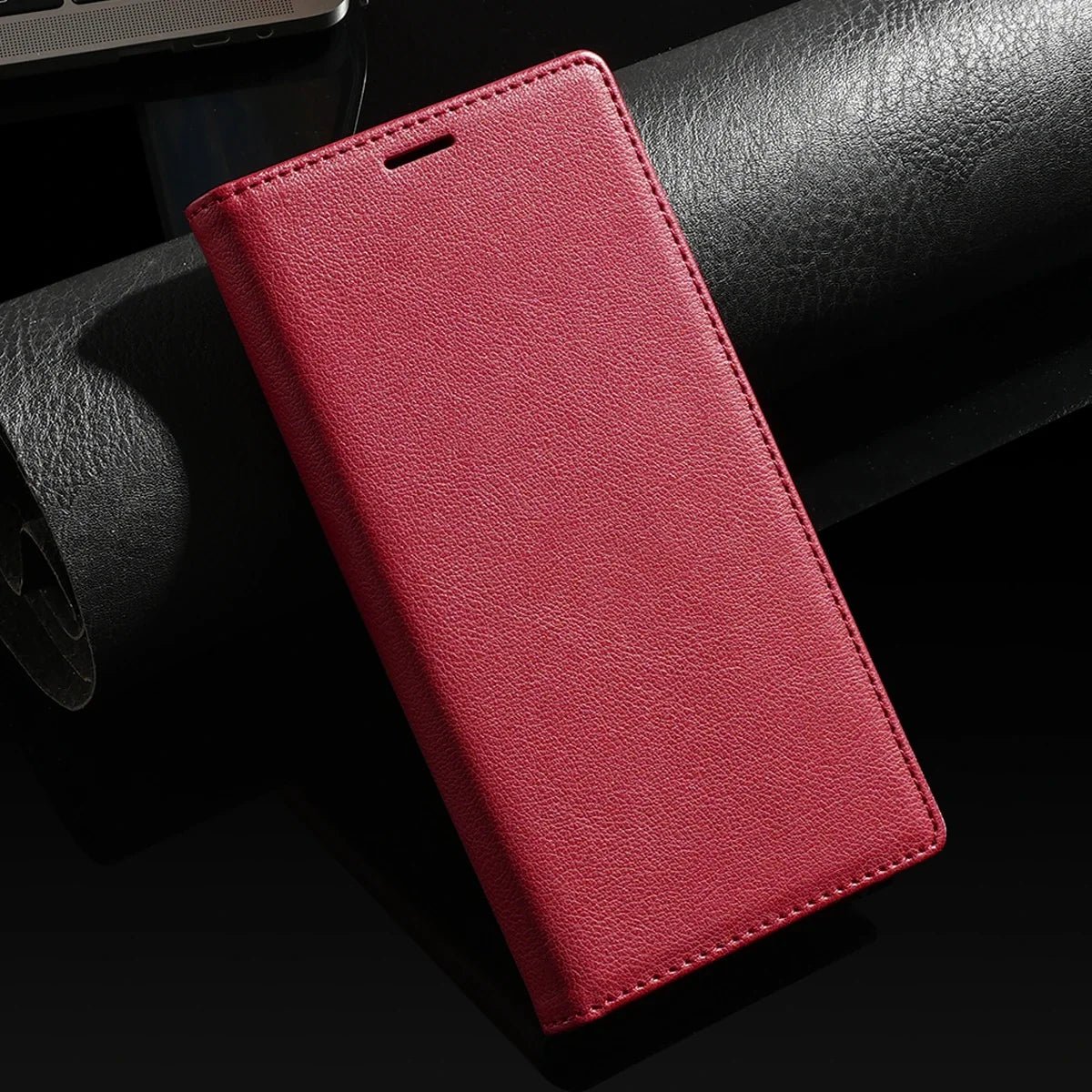 Google Pixel 7/ 7 Pro/ 7 A/ 8/ 8 A/ 8 Pro - PU Lederoptik Schutz Hülle mit Kartenfach, Magnetisch google pixel 7 pro 7 a 8 pro 8 a elegante moderne business leder schutz hülle cover case flip magnetisch abdeckung neu online günstig kaufen bestellen mit kartenfach displayschutz rot Handy Schutz Hülle online kaufen günstig bestellen