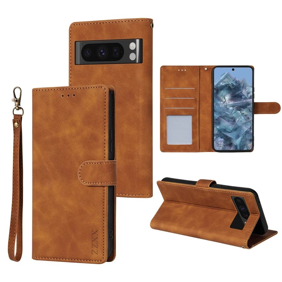 Google Pixel 7/ 7 Pro/ 7 A/ 8/ 8 Pro - Lederoptik Hülle mit Brieftasche/ Kartenfach Flip 47507760316758|47507760349526|47507760382294|47507760415062|47507760447830 Handy Hülle online kaufen günstig bestellen