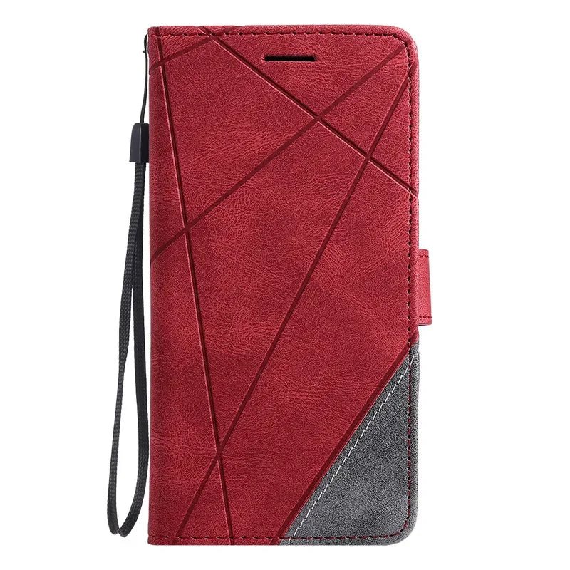 Google Pixel 7/ 7 Pro/ 7 A/ 8/ 8 Pro - PU Lederoptik Schutz Hülle mit Kartenfach, Displayschutz google pixel 7 pro 7 a 8 pro 8 a elegante moderne business leder schutz hülle cover case flip magnetisch abdeckung neu online günstig kaufen bestellen mit kartenfach clip kameraschutz displayschutz premium rot Handy Schutz Hülle online kaufen günstig bestellen