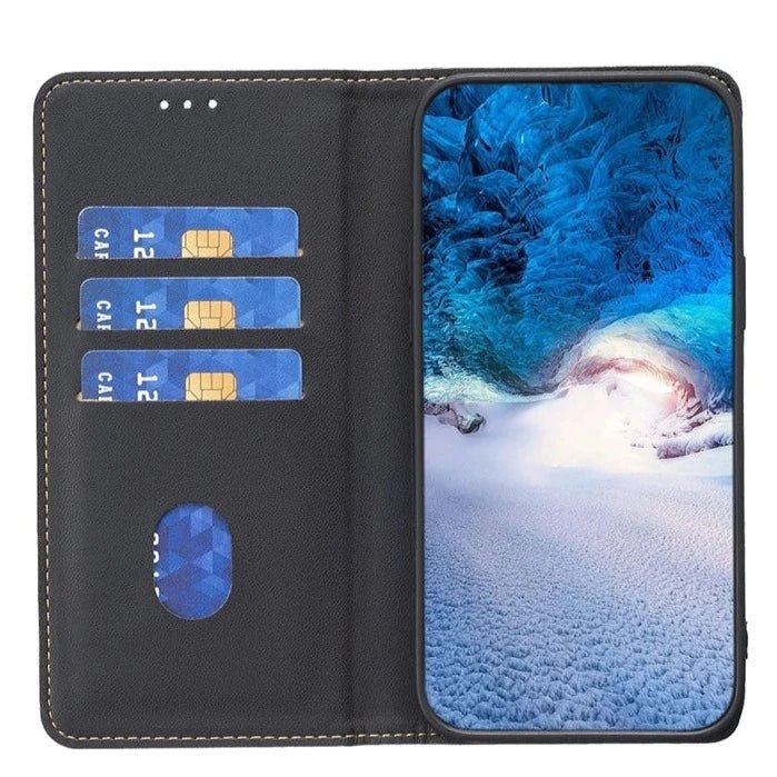Google Pixel 7/ 7 Pro/ 7 A/ 8/ / 8 Pro - PU Lederoptik Schutz Hülle mit Kartenfach, Stoßfest google pixel 7 pro 7 a 8 pro 8 a elegante moderne business leder schutz hülle cover case flip magnetisch abdeckung neu online günstig kaufen bestellen mit kartenfach Display schutz magnetisch Handy Schutz Hülle online kaufen günstig bestellen