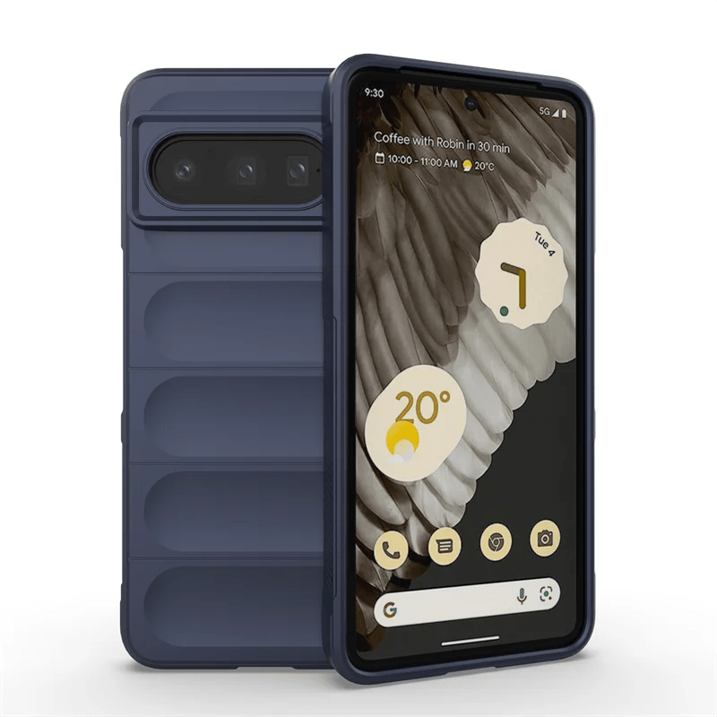 Google Pixel 7/ 7 Pro/ 7 A/ 8/ 8 Pro - Silikon Schutz Hülle, Bumper Stoßfest google pixel 7 pro 7 a 8 pro 8 a elegante moderne business Silikon tpu bumper schutz hülle cover case flip magnetisch abdeckung neu online günstig kaufen bestellen dunkel blau Handy Schutz Hülle online kaufen günstig bestellen