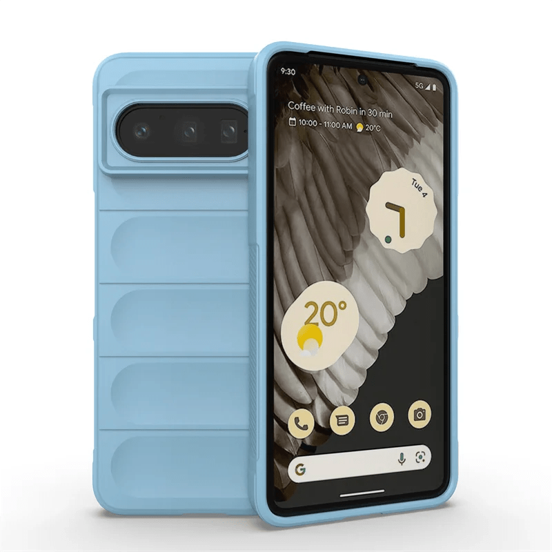 Google Pixel 7/ 7 Pro/ 7 A/ 8/ 8 Pro - Silikon Schutz Hülle, Bumper Stoßfest google pixel 7 pro 7 a 8 pro 8 a elegante moderne business Silikon tpu bumper schutz hülle cover case flip magnetisch abdeckung neu online günstig kaufen bestellen hell blau Handy Schutz Hülle online kaufen günstig bestellen