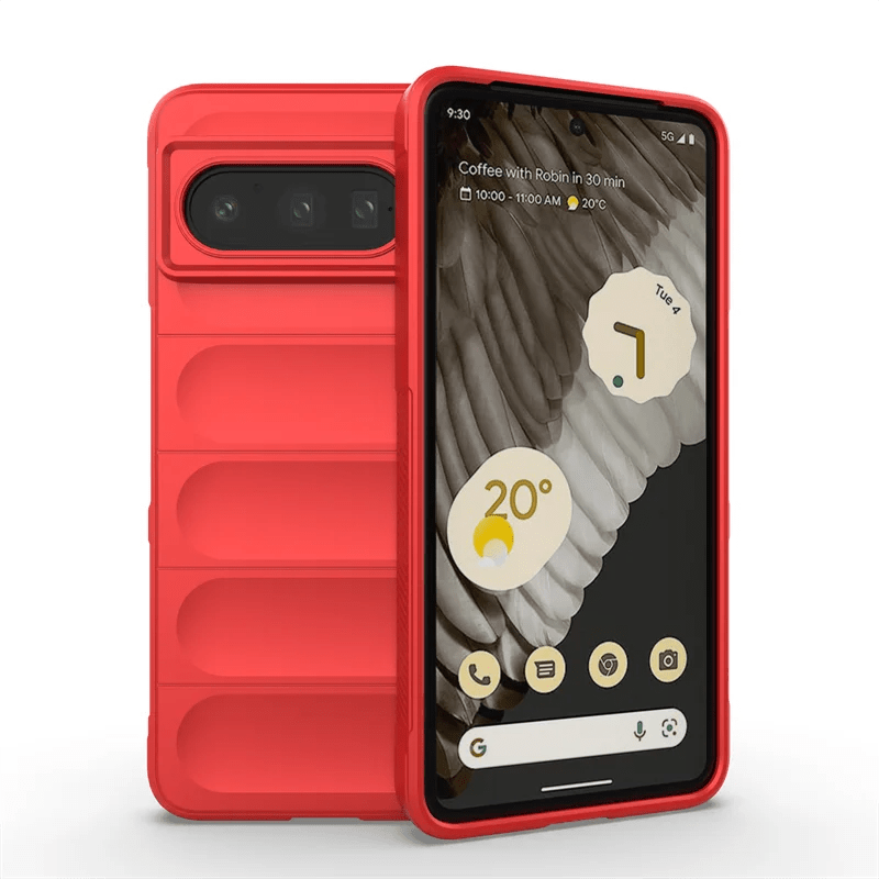 Google Pixel 7/ 7 Pro/ 7 A/ 8/ 8 Pro - Silikon Schutz Hülle, Bumper Stoßfest google pixel 7 pro 7 a 8 pro 8 a elegante moderne business Silikon tpu bumper schutz hülle cover case flip magnetisch abdeckung neu online günstig kaufen bestellen rot Handy Schutz Hülle online kaufen günstig bestellen