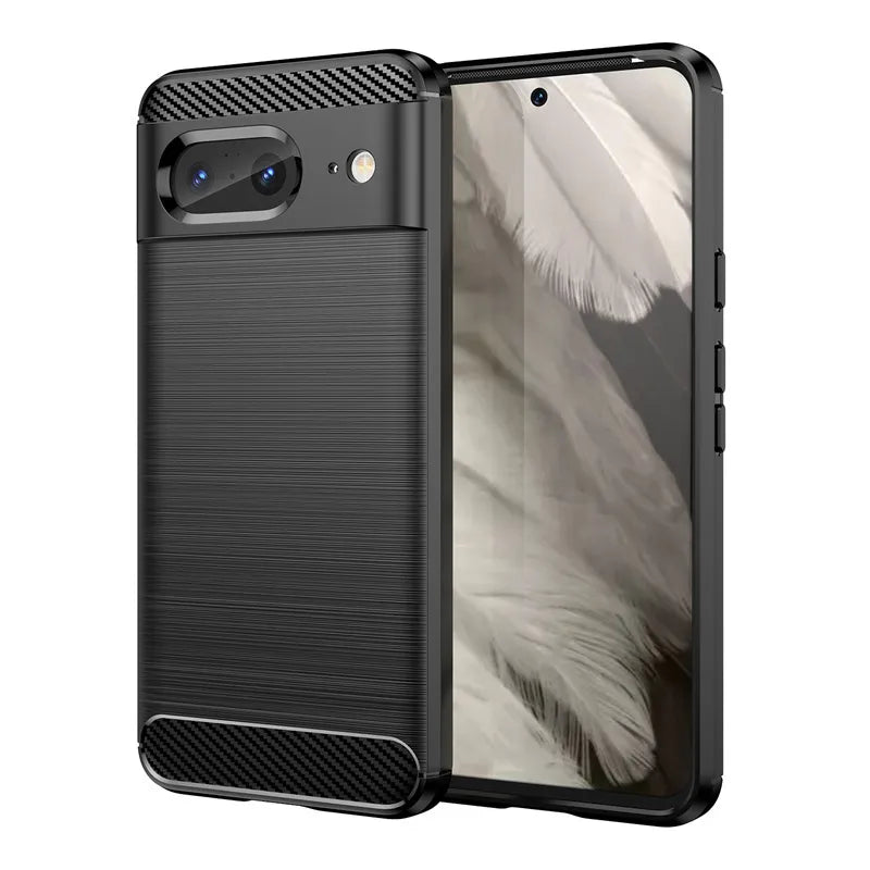 Google Pixel 8/ 8 Pro - Handyhülle Crystal Hochwertige Ultradünne Bumper Kohlefaser Schutzhülle Cover TPU Handy Hülle online kaufen günstig bestellen