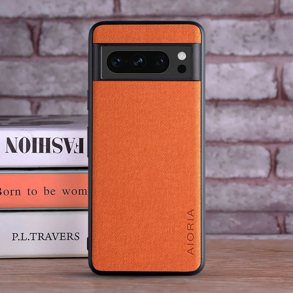 Google Pixel 8/ 8 Pro - Luxus Trend Textil Stoff Lederoptik Schutz Hülle 47185853219158|47185853251926 online kaufen günstig bestellen