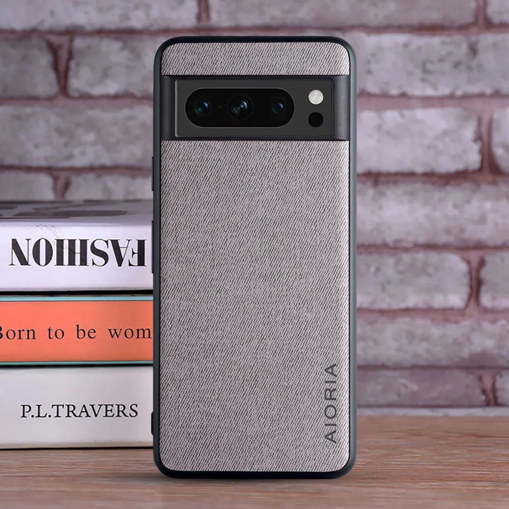 Google Pixel 8/ 8 Pro - Luxus Trend Textil Stoff Lederoptik Schutz Hülle 47185853350230|47185853382998 online kaufen günstig bestellen