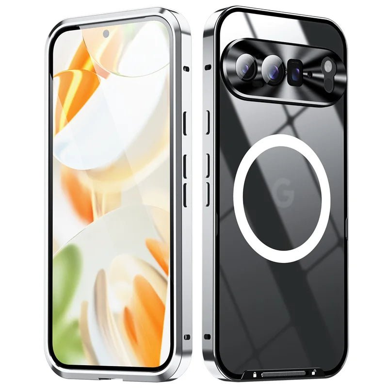Google Pixel 9/ 9 Pro/ 9 Pro XL - Aluminium MagSafe Schutz Hülle, Stoßfest, Metall 49350950715734|49350950748502|49350950781270 Handy Schutz Hülle online kaufen günstig bestellen