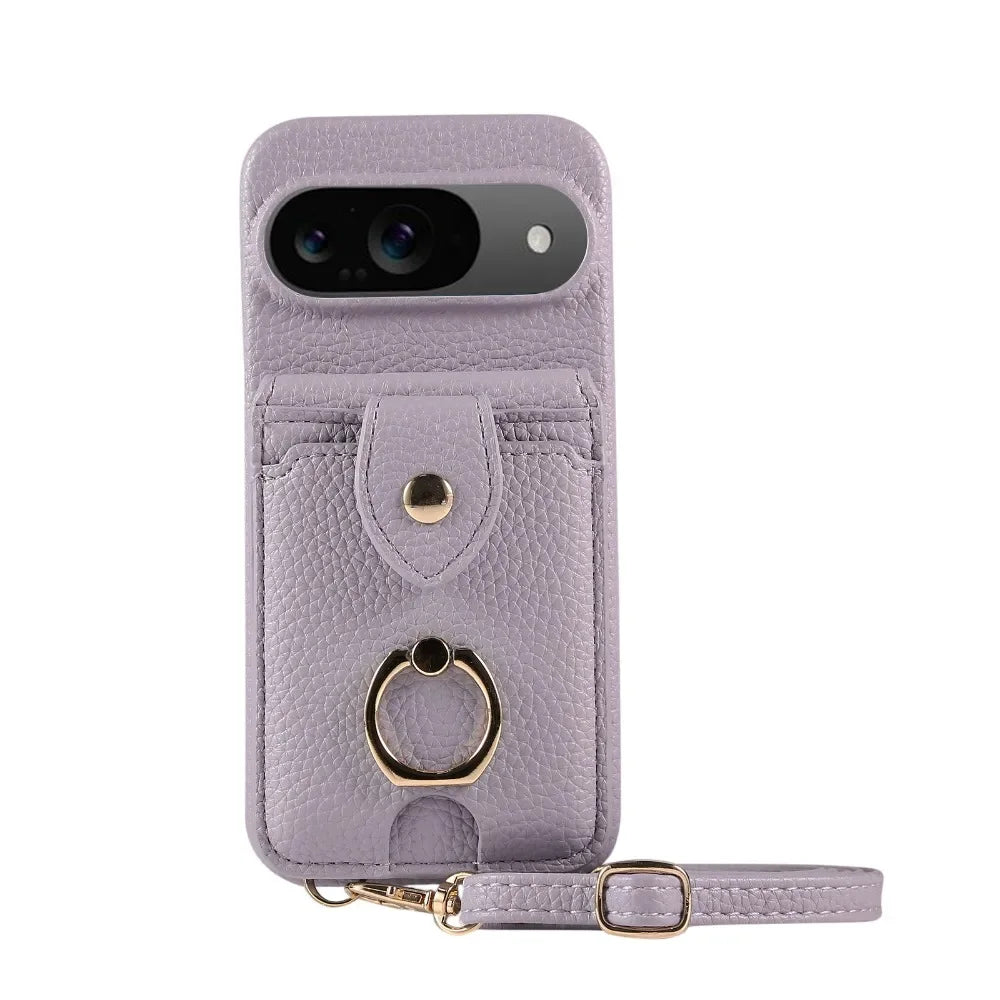 Google Pixel 9/ 9 Pro/ 9 Pro XL - Crossbody Schutz Hülle mit Brieftasche/ Kartenfach 49286695846230|49286695944534|49286696403286 Handy Schutz Hülle online kaufen günstig bestellen