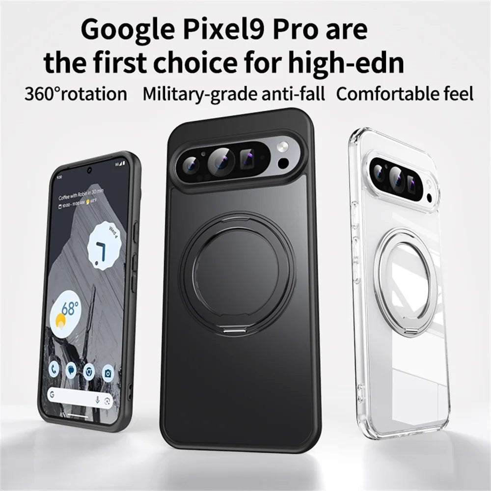 Google Pixel 9/ 9 Pro/ 9 Pro XL - MagSafe Schutz Hülle mit Ständer Ring, Stoßfest Handy Schutz Hülle online kaufen günstig bestellen