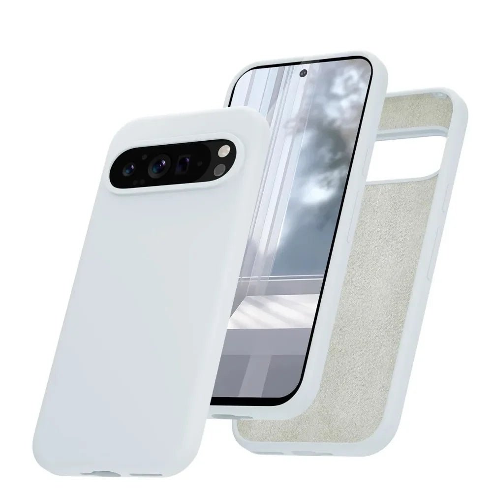 Google Pixel 9/ 9 Pro/ 9 Pro XL - Silikon Schutz Hülle, Stoßfest, Weich 49305136955734|49305136988502|49305137021270 Handy Schutz Hülle online kaufen günstig bestellen