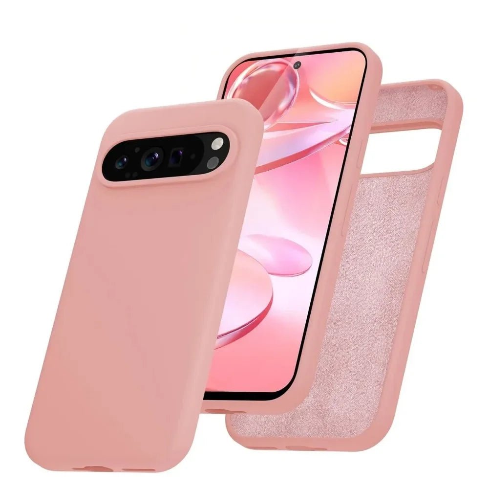 Google Pixel 9/ 9 Pro/ 9 Pro XL - Silikon Schutz Hülle, Stoßfest, Weich 49305137545558|49305137578326|49305137611094 Handy Schutz Hülle online kaufen günstig bestellen
