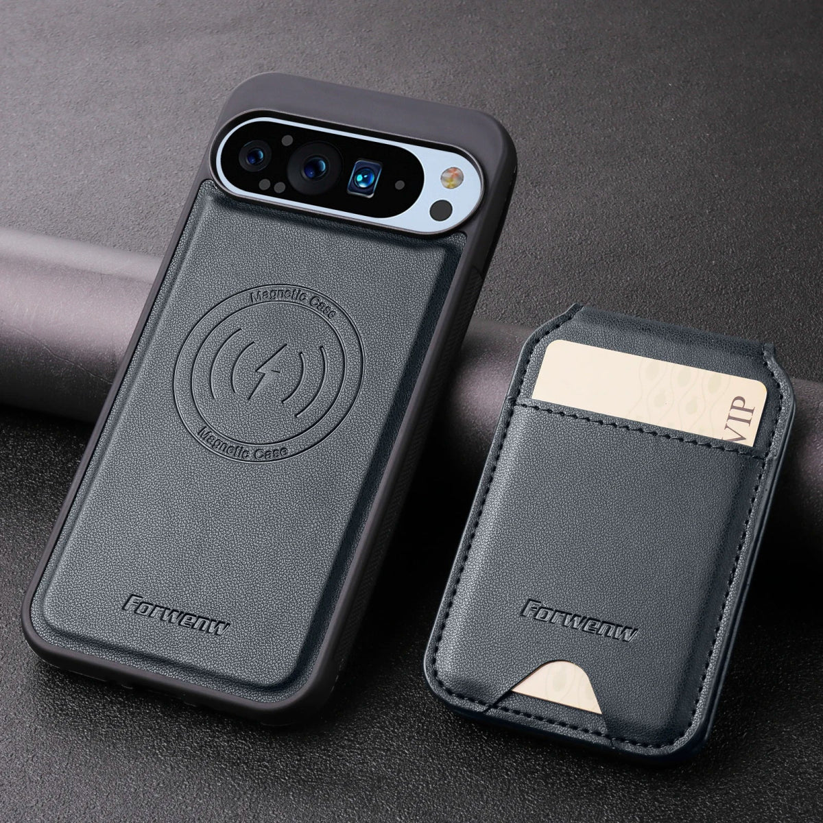 Google Pixel 9/ 9 Pro - MagSafe Schutz Hülle mit Magnetischer abnehmbarer Brieftasche Handy Schutz Hülle online kaufen günstig bestellen