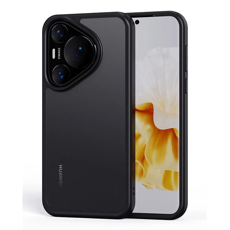 Huawei Pura 70 Pro/ 70 Ultra - Stoßfeste TPU Schutz Hülle, Bumper, Elegant Huawei Pura 70 Pro 70 Ultra innovative schutz hülle elegant trend online neu kaufen bestellen magnetisch schön cover case kabelloses laden kameraschutz modern bumper schwarz Handy Schutz Hülle online kaufen günstig bestellen