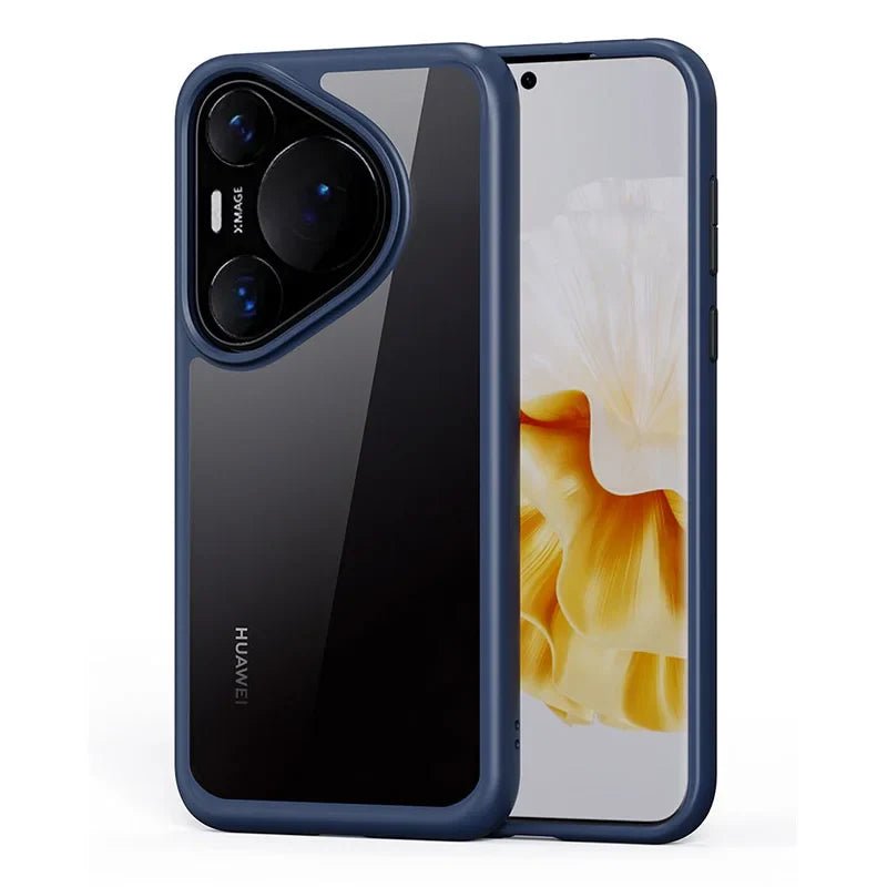 Huawei Pura 70 Pro/ 70 Ultra - Stoßfeste TPU Schutz Hülle, Bumper, Elegant Huawei Pura 70 Pro 70 Ultra innovative schutz hülle elegant trend online neu kaufen bestellen magnetisch schön cover case kabelloses laden kameraschutz modern bumper blau Handy Schutz Hülle online kaufen günstig bestellen