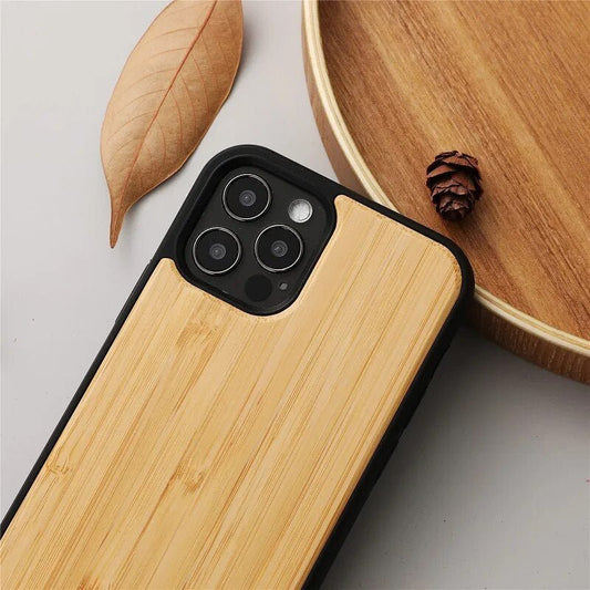 iPhone 13/ Mini/ Pro/ Pro Max - Holz Luxus Bambus Handy Hülle Stoßfest online kaufen günstig bestellen