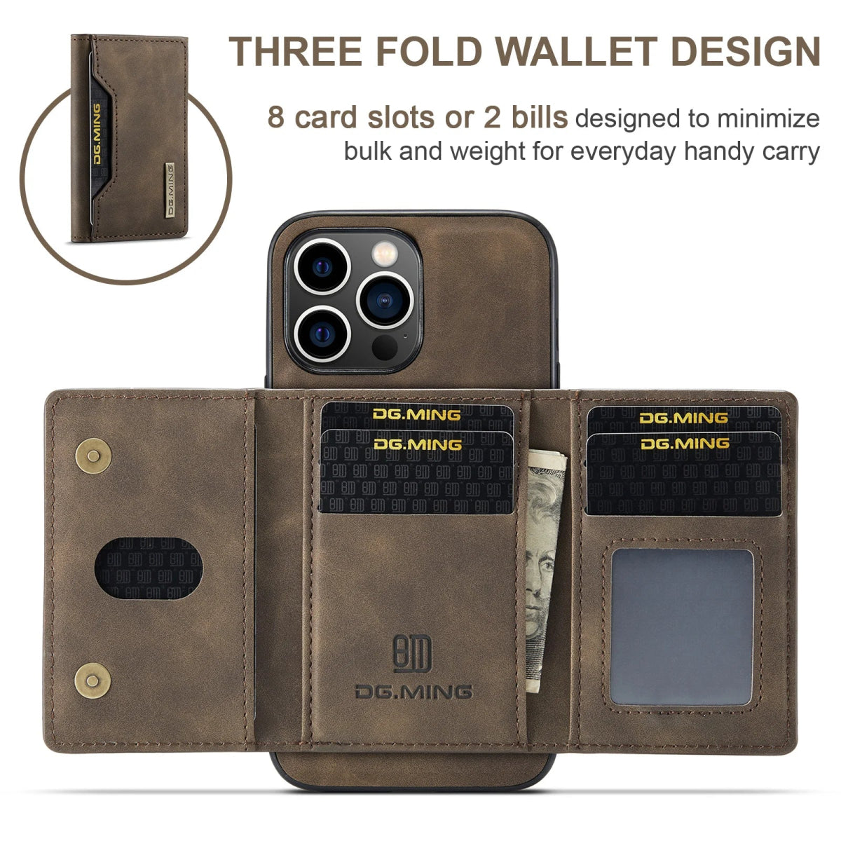 iPhone 13/ Pro/ Mini/ Pro Max - 2 in 1 Magnetische Lederoptik Hülle mit Abnehmbarem Portemonnaie Handy Hülle online kaufen günstig bestellen
