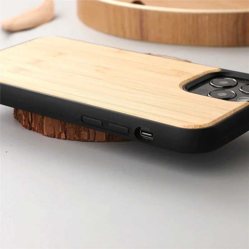 iPhone 14/ Pro/ Plus/ Pro Max - Holz Luxus Bambus Handy Hülle Stoßfest iPhone 14/ Pro/ Plus/ Pro Max - Holz Luxus Bambus Handy Hülle Stoßfest - Handy Held 24 online kaufen günstig bestellen