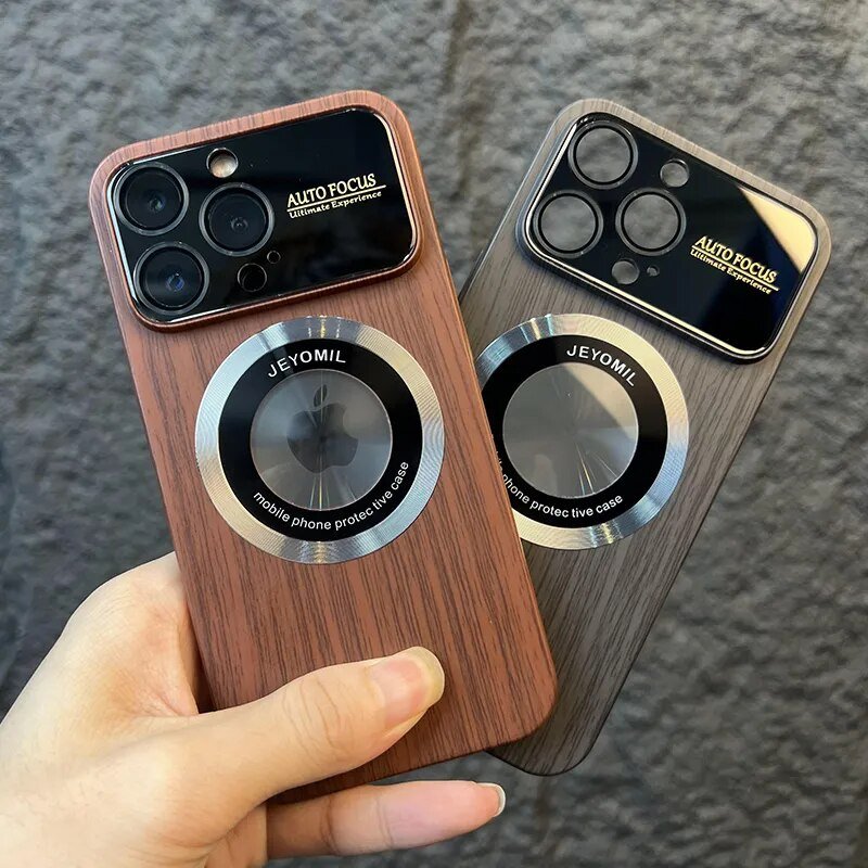 iPhone 14/ Pro/ Plus/ Pro Max - Holz Optik Magsafe - Hülle, großes Fenster, Kameraschutz, Harte Abdeckung iPhone 14/ Pro/ Plus/ Pro Max - Holz - Magsafe - Hülle, großes Fenster, Kameraschutz, Harte Abdeckung - Handy Held 24 online kaufen günstig bestellen