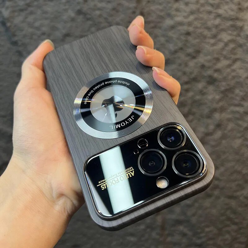 iPhone 14/ Pro/ Plus/ Pro Max - Holz Optik Magsafe - Hülle, großes Fenster, Kameraschutz, Harte Abdeckung iPhone 14/ Pro/ Plus/ Pro Max - Holz - Magsafe - Hülle, großes Fenster, Kameraschutz, Harte Abdeckung - Handy Held 24 online kaufen günstig bestellen