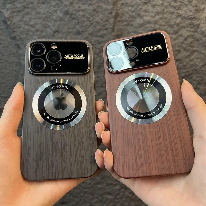 iPhone 14/ Pro/ Plus/ Pro Max - Holz Optik Magsafe - Hülle, großes Fenster, Kameraschutz, Harte Abdeckung iPhone 14/ Pro/ Plus/ Pro Max - Holz - Magsafe - Hülle, großes Fenster, Kameraschutz, Harte Abdeckung - Handy Held 24 online kaufen günstig bestellen