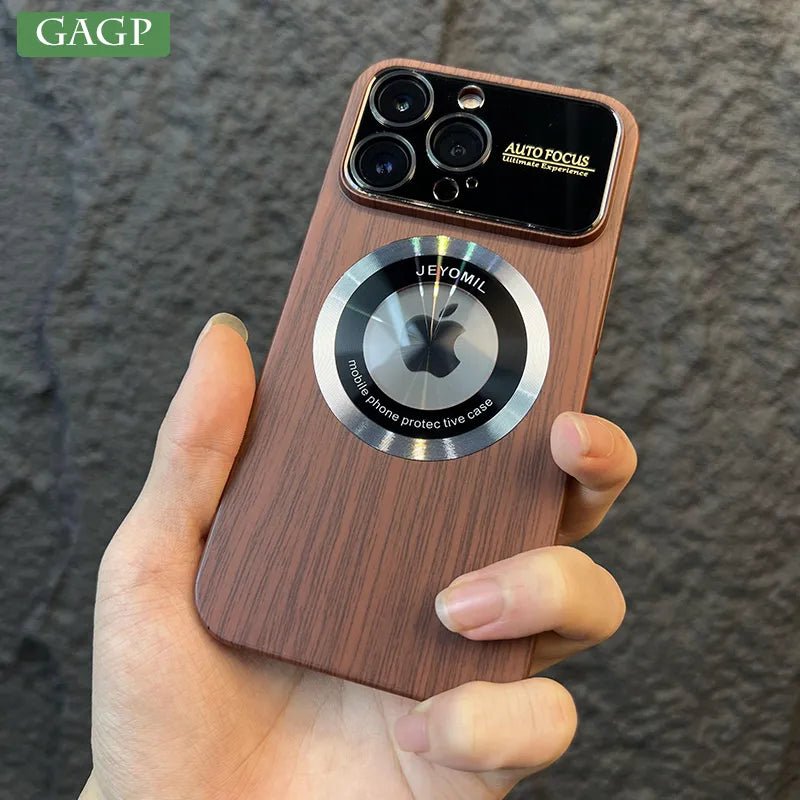 iPhone 14/ Pro/ Plus/ Pro Max - Holz Optik Magsafe - Hülle, großes Fenster, Kameraschutz, Harte Abdeckung iPhone 14/ Pro/ Plus/ Pro Max - Holz - Magsafe - Hülle, großes Fenster, Kameraschutz, Harte Abdeckung - Handy Held 24 online kaufen günstig bestellen