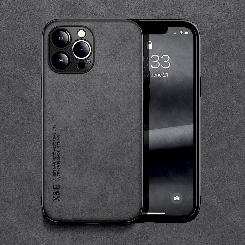 iPhone 14/ Pro/ Plus/ Pro Max - Lederoptik Handy Hülle iPhone 14/ Pro/ Plus/ Pro Max - Leder Handy Hülle - Handy Held 24 online kaufen günstig bestellen