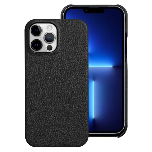iPhone 14/ Pro/ Plus/ Pro Max - Luxus 3D Lychee Muster, Harte Stoßfeste Lederoptik Hülle 47203464675670|47203464708438|47203464741206|47203464773974 online kaufen günstig bestellen