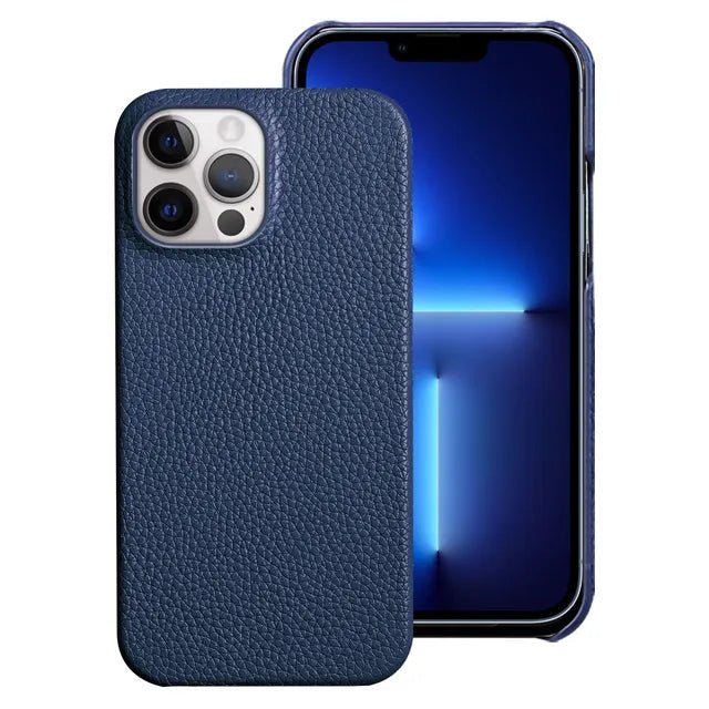 iPhone 14/ Pro/ Plus/ Pro Max - Luxus 3D Lychee Muster, Harte Stoßfeste Lederoptik Hülle 47203464806742|47203464839510|47203464872278|47203464905046 online kaufen günstig bestellen