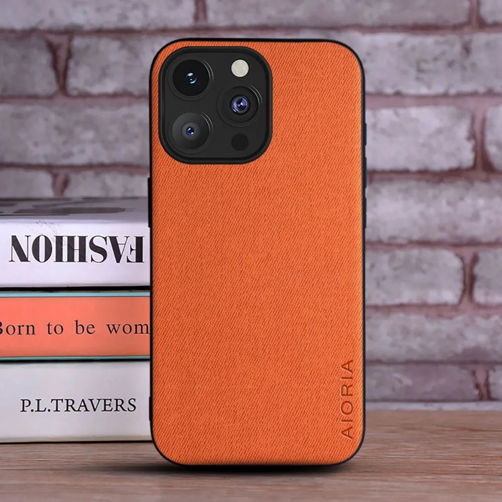iPhone 14/ Pro/ Plus/ Pro Max - Luxus Trend Textil Stoff Lederoptik Schutz Hülle 47181116506454|47181116539222|47181116571990|47181116604758 online kaufen günstig bestellen