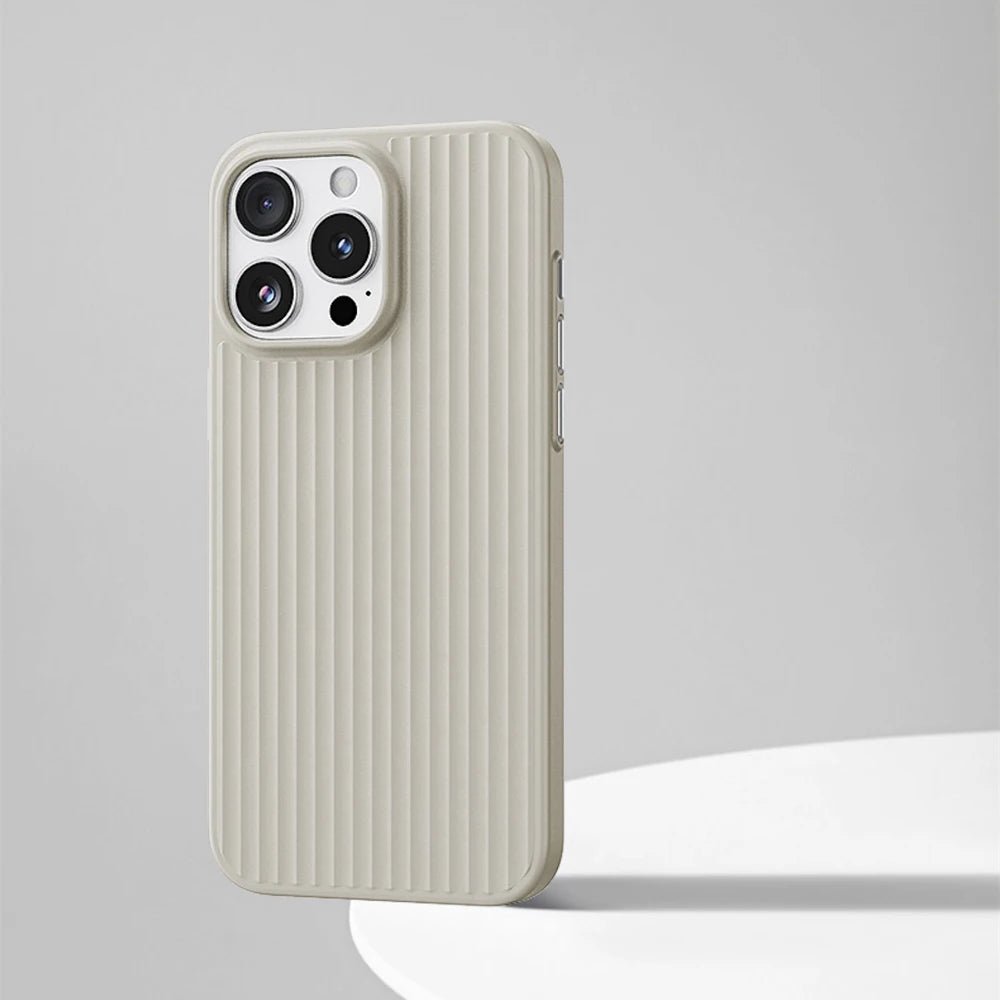 iPhone 14/ Pro/ Plus/ Pro Max - Moderne MagSafe Schutz Hülle, Stoßfest Bumper Apple iPhone 14 pro max 14 plus schutz hülle magsafe neu online günstig kauefen bestellen case flip magnetisch cover luxus modern hell braun weiß Handy Schutz Hülle online kaufen günstig bestellen