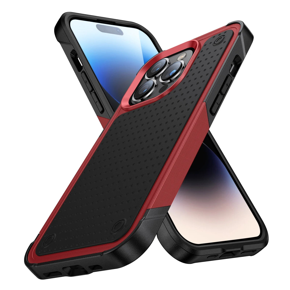 iPhone 14/ Pro/ Plus/ Pro Max - Stoßfeste Panzerung Hard PC TPU Cover 47244926058838|47244926091606|47244926124374|47244926157142 Handy Hülle online kaufen günstig bestellen