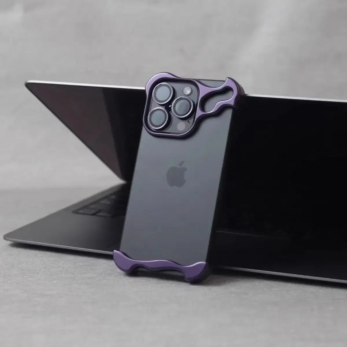 iPhone 14/ Pro/ Pro Max - Luxus Aluminium Metall Schutz Hülle Legierung Stoßstange iphone 14 pro max schutz hülle metall rahmen aluminium online neu kaufen bestellen lila Handy Schutz Hülle online kaufen günstig bestellen