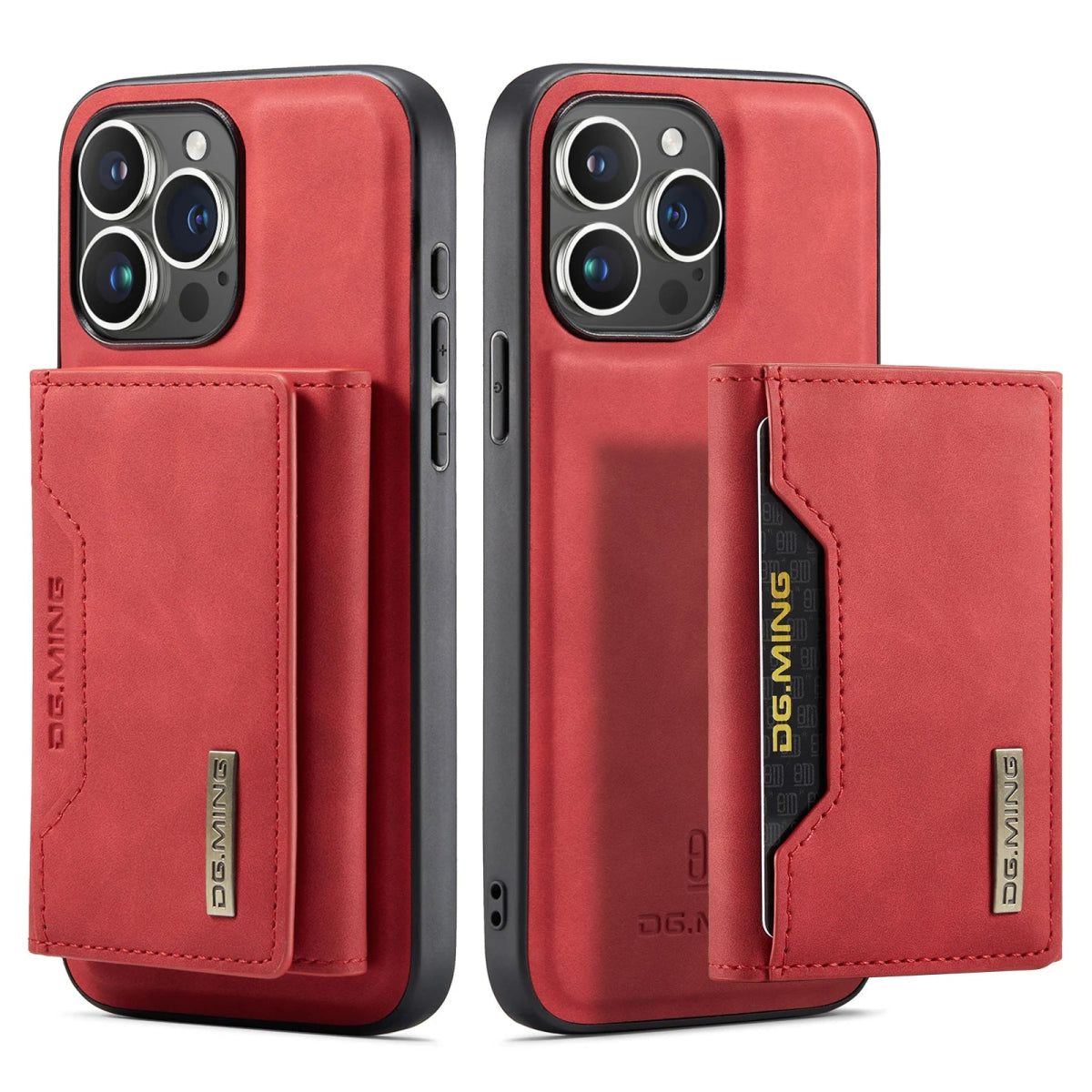 iPhone 15/ Pro/ Plus/ Pro Max - 2 in 1 Magnetische Lederoptik Hülle mit Abnehmbarem Portemonnaie 47509875229014|47509875261782|47509875294550|47509875327318 Handy Schutz Hülle online kaufen günstig bestellen