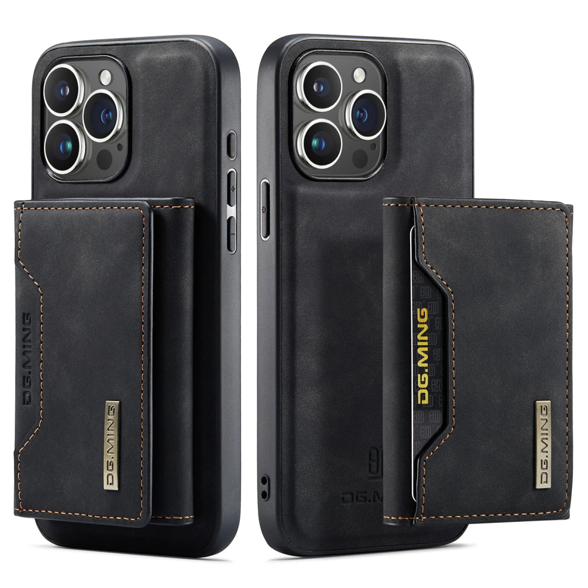 iPhone 15/ Pro/ Plus/ Pro Max - 2 in 1 Magnetische Lederoptik Hülle mit Abnehmbarem Portemonnaie 47509874704726|47509874737494|47509874770262|47509874803030 Handy Schutz Hülle online kaufen günstig bestellen