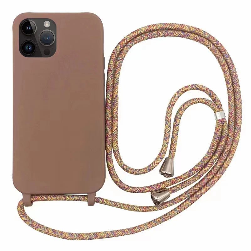 iPhone 15/ Pro/ Plus/ Pro Max - Cross Body Trend TPU Hülle mit Umhänge Kette, Trageband, Kordel 47273279258966|47273279291734|47273279324502|47273279357270 Handy Schutz Hülle online kaufen günstig bestellen