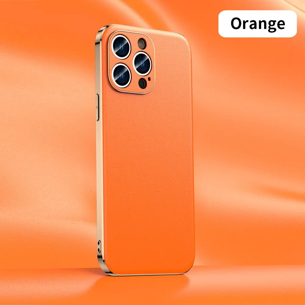 iPhone 15/ Pro/ Plus/ Pro Max - Handy Hülle aus Rindsleder mit Luxuriöse Beschichtung, Vollständiger Linsenschutz auf der Rückseite 47167568838998|47167568871766|47167568904534|47167568937302 online kaufen günstig bestellen