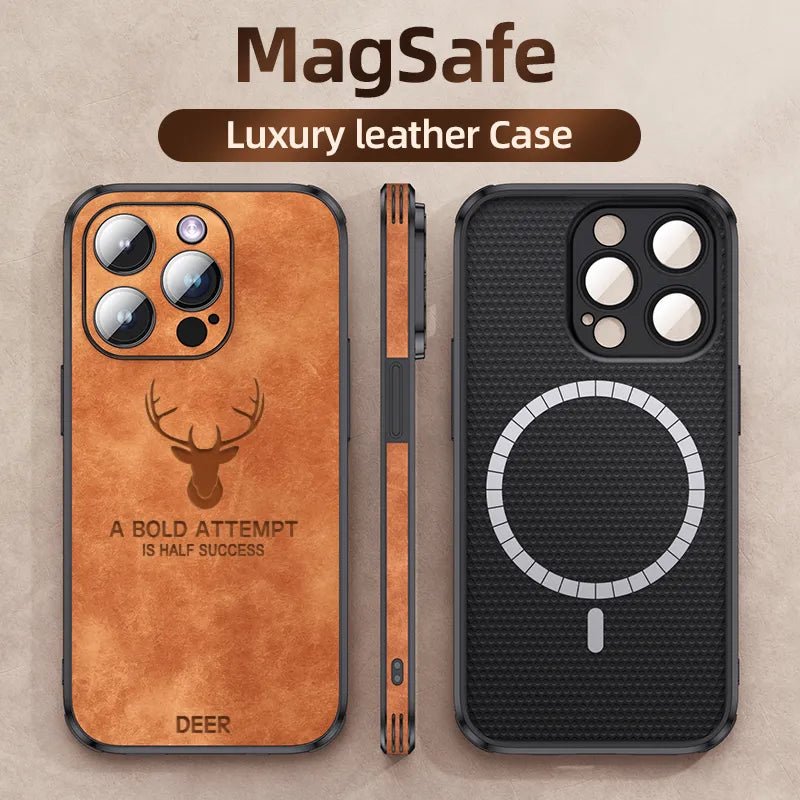 iPhone 15/ Pro/ Plus/ Pro Max - Hirsch Lederoptik Handy Hülle mit Linsen Schutz Stoßfeste Silikon iPhone 15/ Pro/ Plus/ Pro Max - Hirsch Leder Handy Hülle mit Linsen Schutz Stoßfeste Silikon - Handy Held 24 online kaufen günstig bestellen