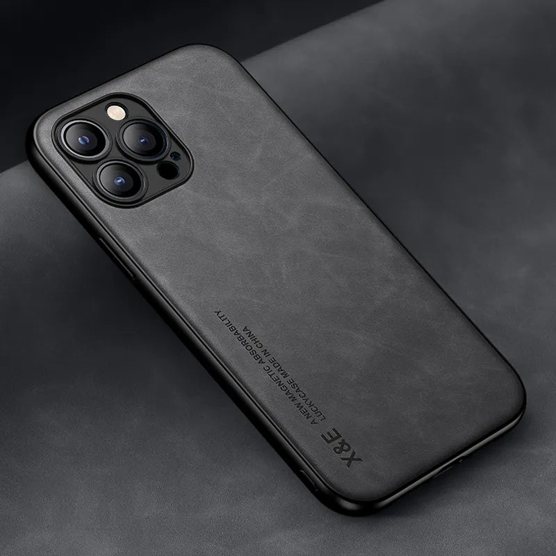 iPhone 15/ Pro/ Plus/ Pro Max - Lederoptik Handy Hülle iPhone 15/ Pro/ Plus/ Pro Max - Leder Handy Hülle - Handy Held 24 online kaufen günstig bestellen