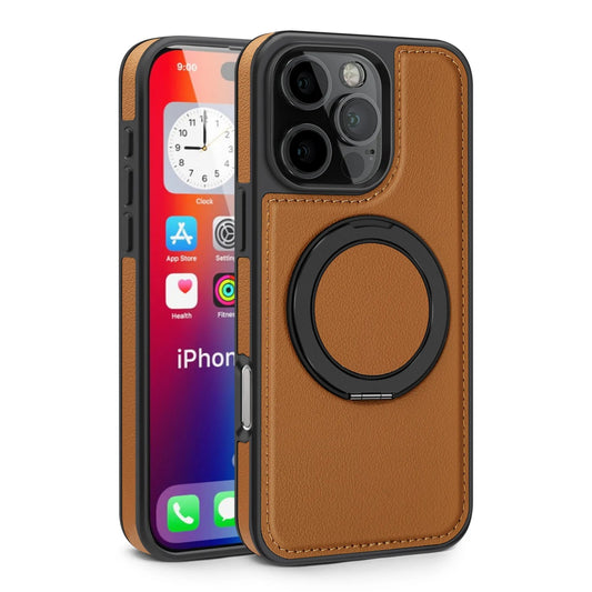 iPhone 15/ Pro/ Plus/ Pro Max - MagSafe Lederoptik Magnetische Schutz Hülle mit Ring 49051067285846|49051067318614|49051067351382|49051067384150 Handy Schutz Hülle online kaufen günstig bestellen