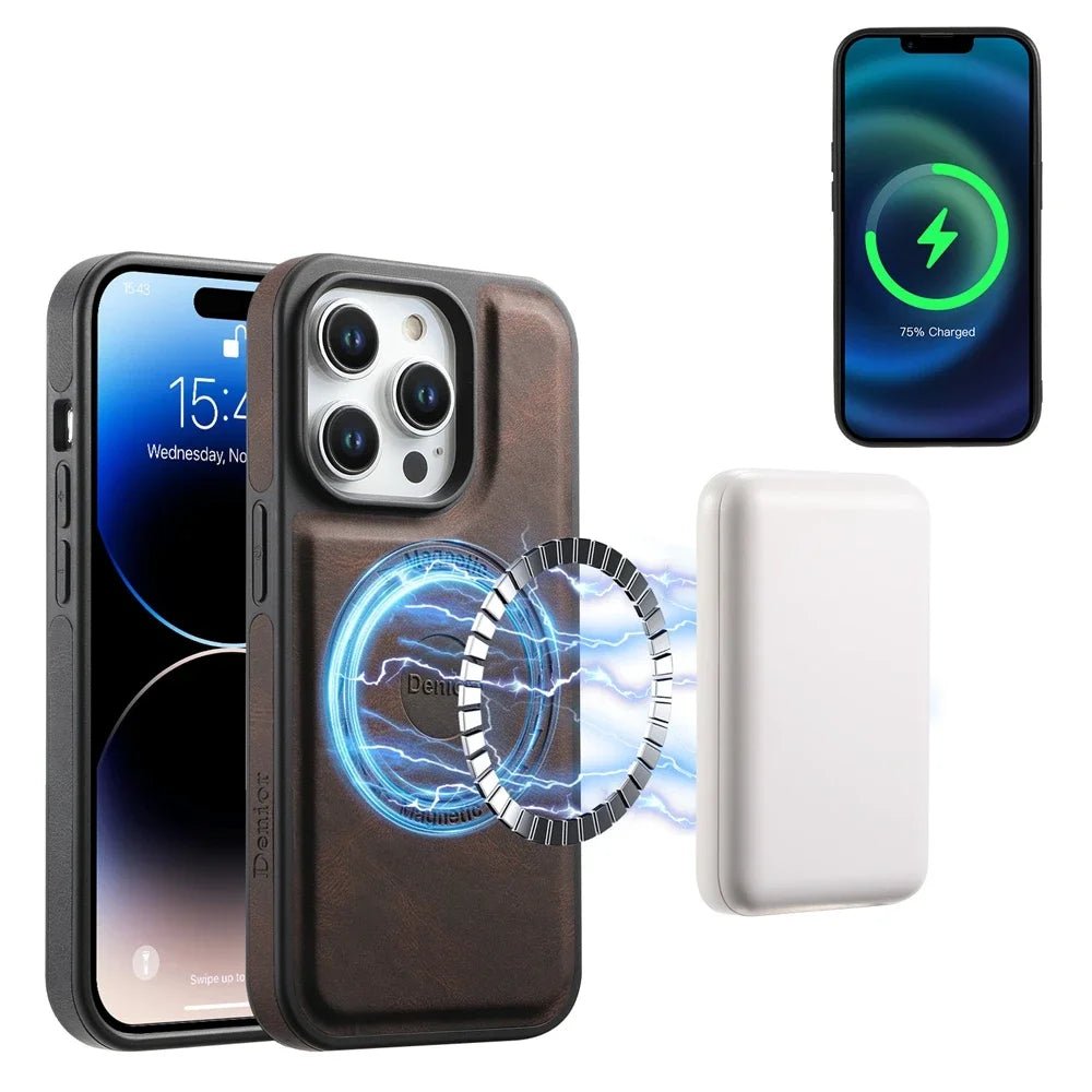 iPhone 15/ Pro/ Plus/ Pro Max - MagSafe Schutz Hülle, Mit Magnet Portmonnaie/ Kartenfach iPhone 15/ Pro/ Plus/ Pro Max - MagSafe Schutz Hülle, Mit Magnet Portmonnaie/ Kartenfach Handy Schutz Hülle online kaufen günstig bestellen
