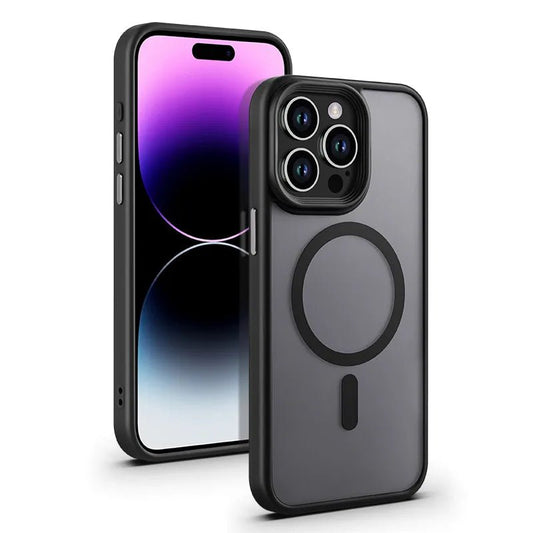 iPhone 15/ Pro/ Plus/ Pro Max - MagSafe Stoßfeste Silikon Hülle Magnetisch, Kameraschutz apple iphone 15 pro max 15 plus magsafe schutz hülle elegant trend online neu kaufen bestellen magnetisch schön cover case kabelloses laden kameraschutz Handy Hülle online kaufen günstig bestellen