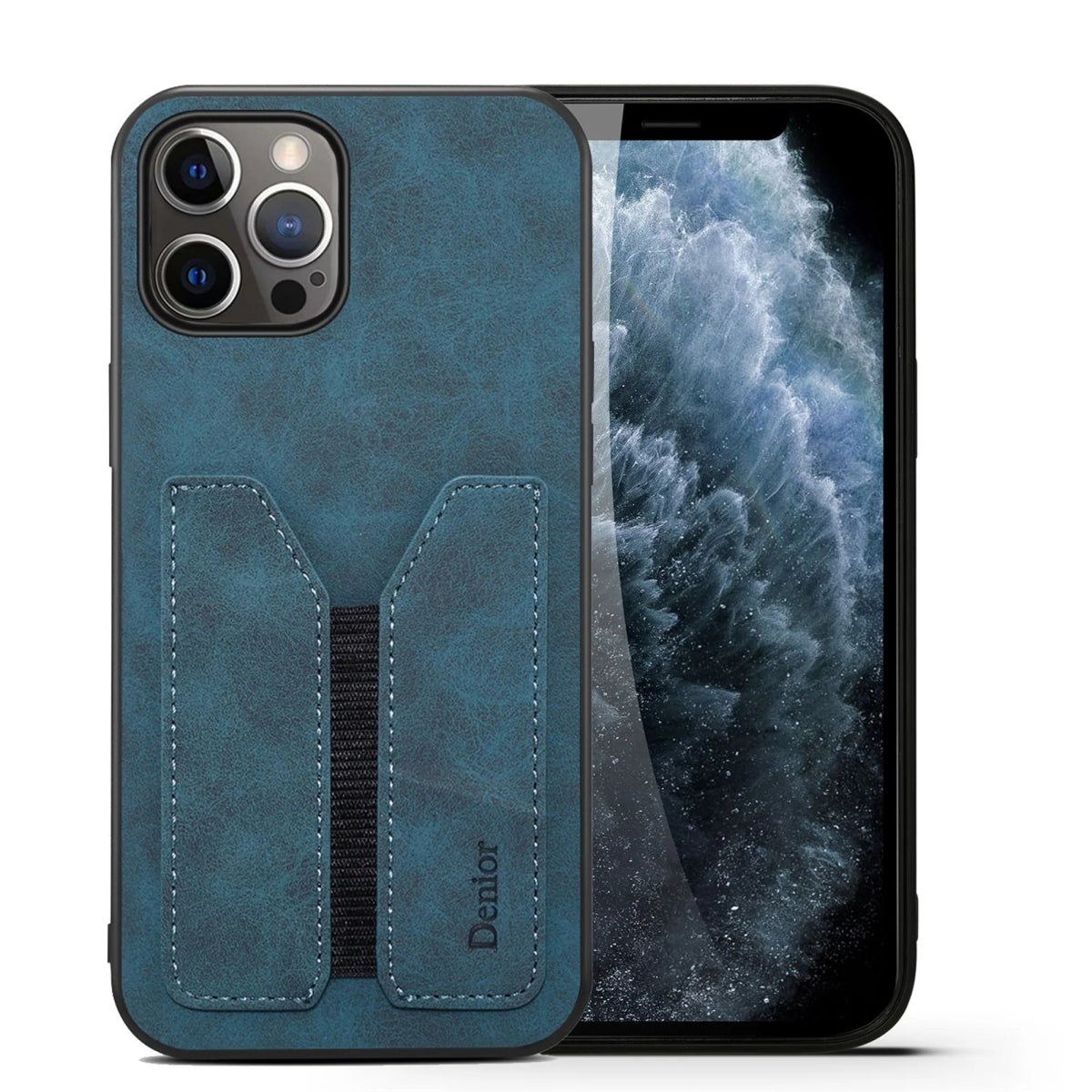 iPhone 15/ Pro/ Plus/ Pro Max - Trend PU Lederoptik Schutz Hülle mit Karten Tasche - Fach Handy Hülle online kaufen günstig bestellen