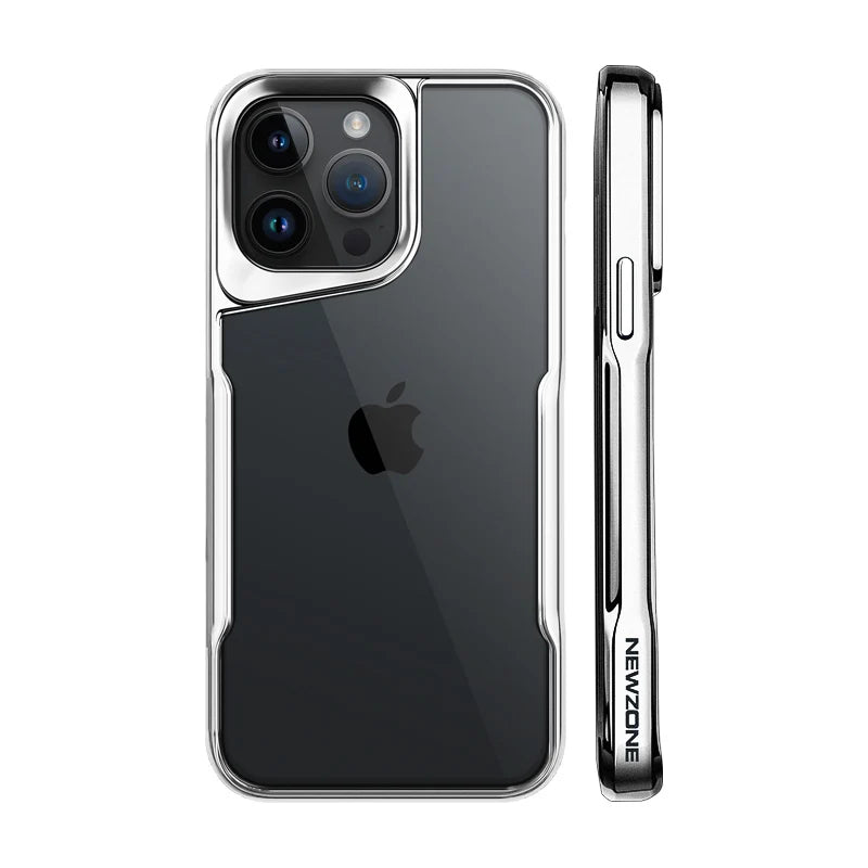 iPhone 15/ Pro/ Pro Max - Elegante und Stoßfeste TPU Soft Hülle iphone 13 14 15 16 pro plus schutz hülle leder modern stylisch neu günstig kaufen bestellen stoßfest schön super luxus bumber schutz display wasserfest waschbar kratzfest silber Handy Hülle online kaufen günstig bestellen
