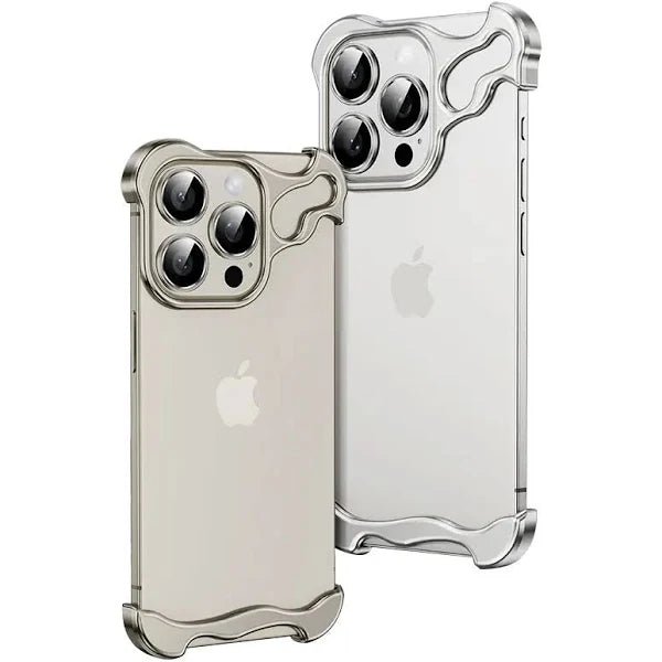 iPhone 15/ Pro/ Pro Max - Luxus Aluminium Metall Schutz Hülle Legierung Stoßstange iphone 14 pro max schutz hülle metall rahmen aluminium online neu kaufen bestellen schwarz alu rahmen bumper Handy Schutz Hülle online kaufen günstig bestellen