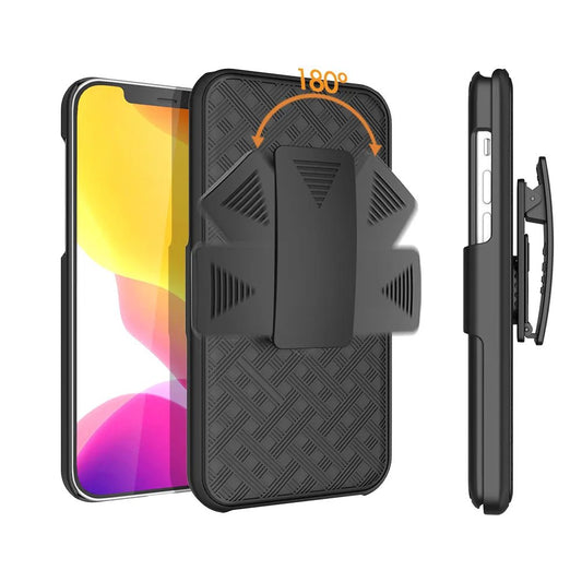 iPhone 15/ Pro/ Pro Max/ Plus - 2In1 Shell Holster Combo Case Kickstand Waist Belt Clip Phone Cover iPhone 15/ Pro/ Pro Max/ Plus - 2In1 Shell Holster Combo Case Kickstand Waist Belt Clip Phone Cover - Handy Held 24 online kaufen günstig bestellen