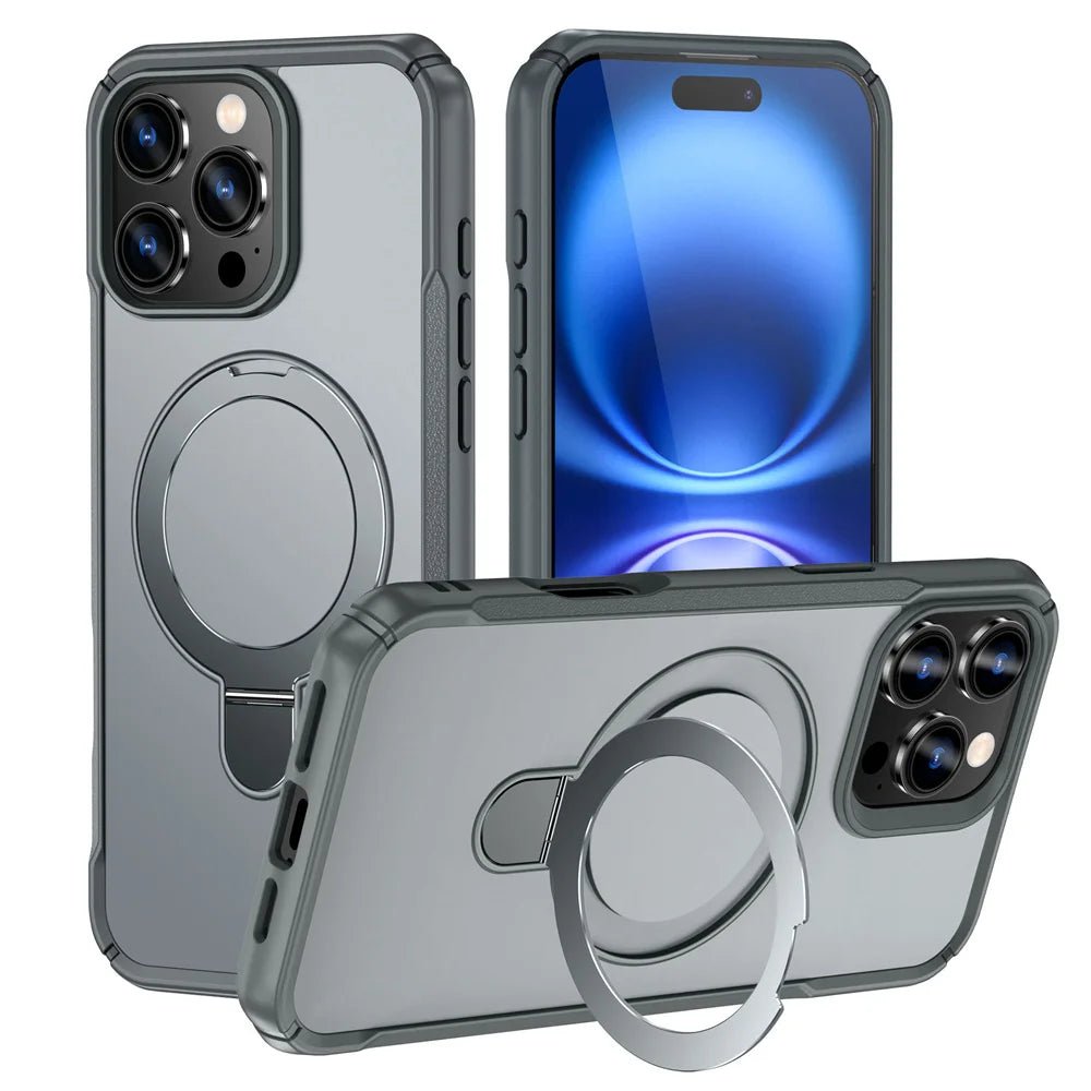 iPhone 16 Pro Max - MagSafe Schutz Hülle, Stoßfest, Magnetisch, Ring Halter iPhone 16 Pro Max - MagSafe Schutz Hülle, Stoßfest, Magnetisch, Ring Halter Handy Schutz Hülle online kaufen günstig bestellen