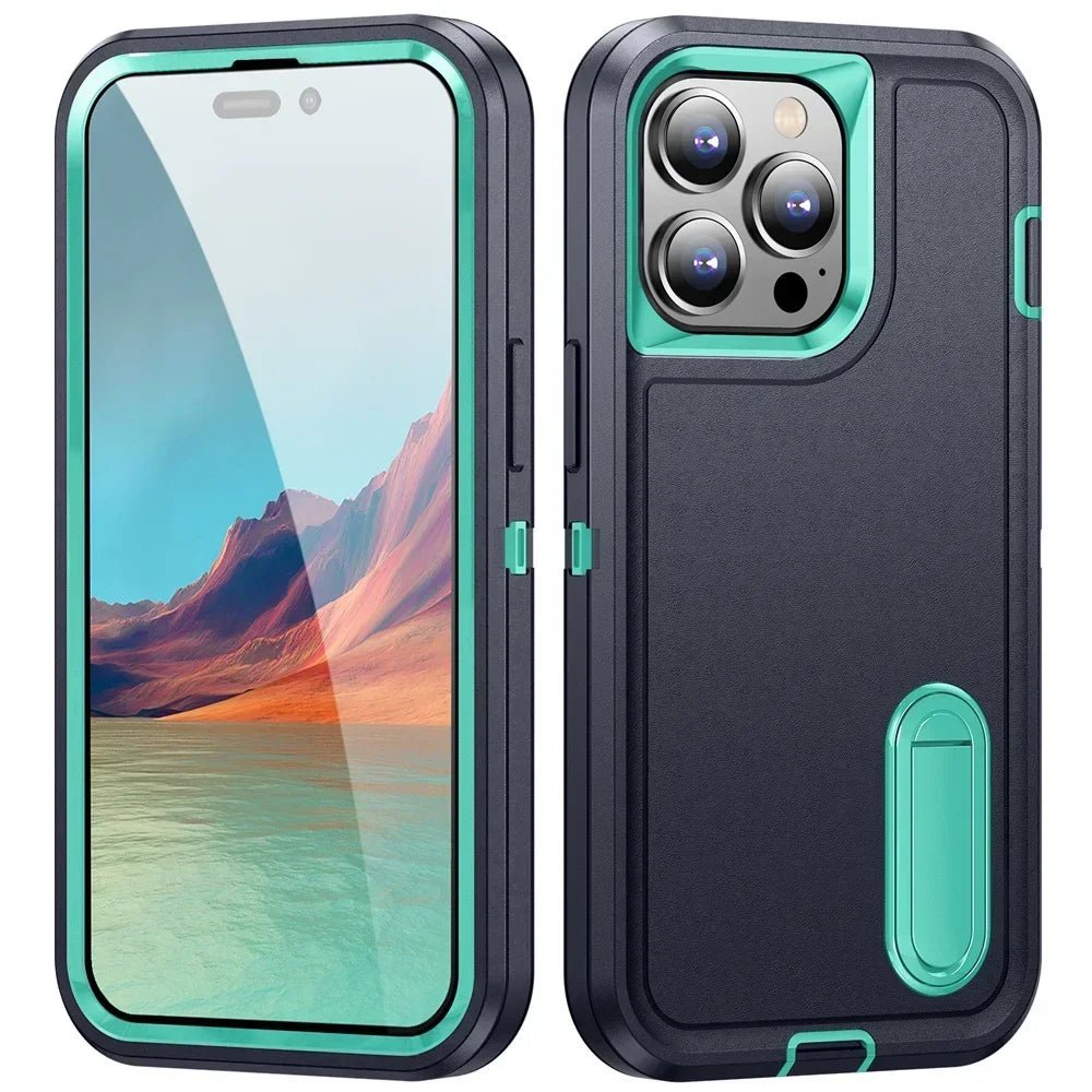 iPhone 16/ Pro/ Plus/ Pro Max - 360 - Grad Vollständige Robuste Hülle mit Displayschutz 49075217924438|49075218153814|49075218317654|49075218514262 Handy Schutz Hülle online kaufen günstig bestellen