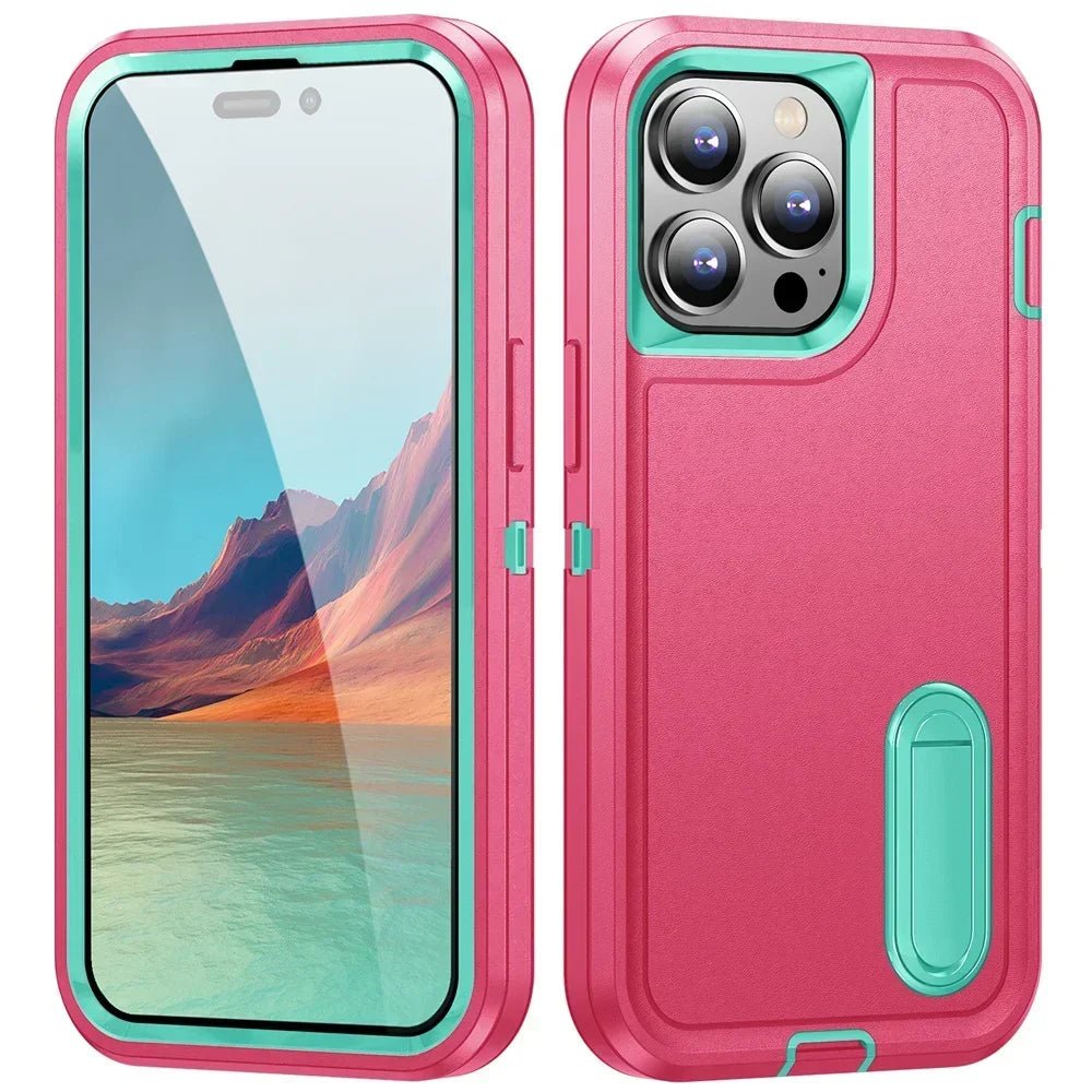iPhone 16/ Pro/ Plus/ Pro Max - 360 - Grad Vollständige Robuste Hülle mit Displayschutz 49075217695062|49075218415958|49075218612566|49075218809174 Handy Schutz Hülle online kaufen günstig bestellen