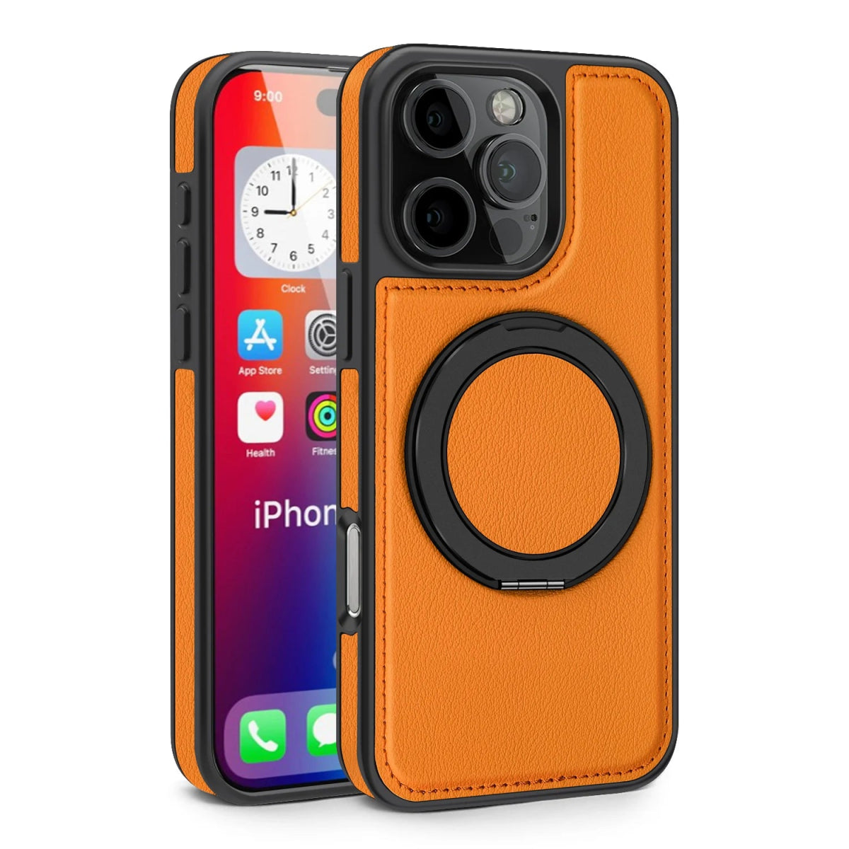 iPhone 16/ Pro/ Plus/ Pro Max - MagSafe Magnetische Schutz Hülle mit Ring Ständer iPhone 16/ Pro/ Plus/ Pro Max - MagSafe Lederoptik Magnetische Schutz Hülle mit Ring49050941161814|49050941194582|49050941227350|49050941260118Handy Hülle Handy Hülle online kaufen günstig bestellen