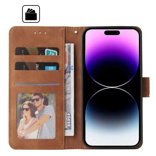 iPhone 16/ Pro/ Plus/ Pro Max - Schutz Klapp Hülle, Kartenfach, Displayschutz Handy Schutz Hülle online kaufen günstig bestellen